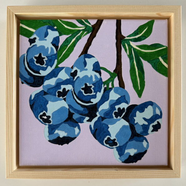 Paint by number "Blue berries"