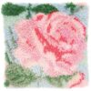 Rico Hooki Hooki Knotting Set Cushion Rose 40x40cm
